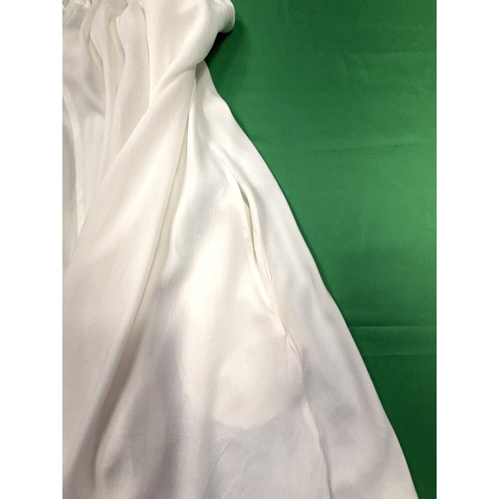 NWT Elan Women's White Halter Self-tie Neck Open Back S Dress Sz M pockets - Picture 6 of 11